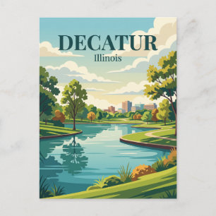 Carte Postale Decatur, Illinois
