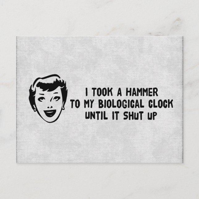 Carte Postale Décès À Des Horloges Biologiques (Devant)