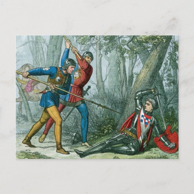 Carte Postale Décès de Richard Neville, Warwick Le faiseur de ro (Devant)