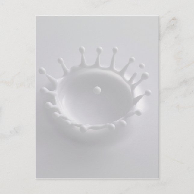 Carte Postale Déchirure de lait (Devant)