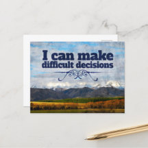 "Décisions difficiles" Motivation Affirmation