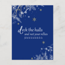 Carte postale Deck the Halls Holiday