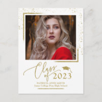 Déclaration de diplômé de style chic Festive Paill
