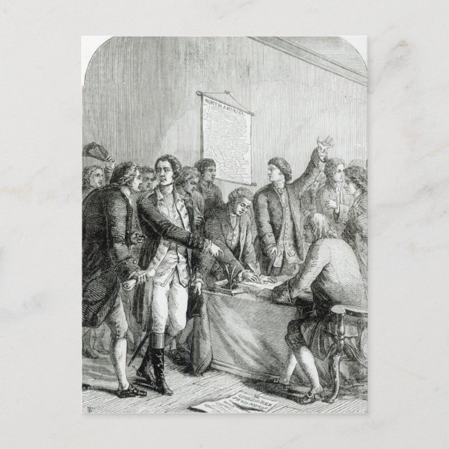 Carte Postale Déclaration d'indépendance des États-Unis (Devant)