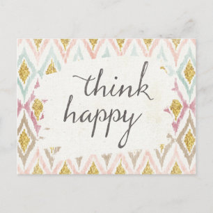 Carte Postale Deco mou V pensent heureux