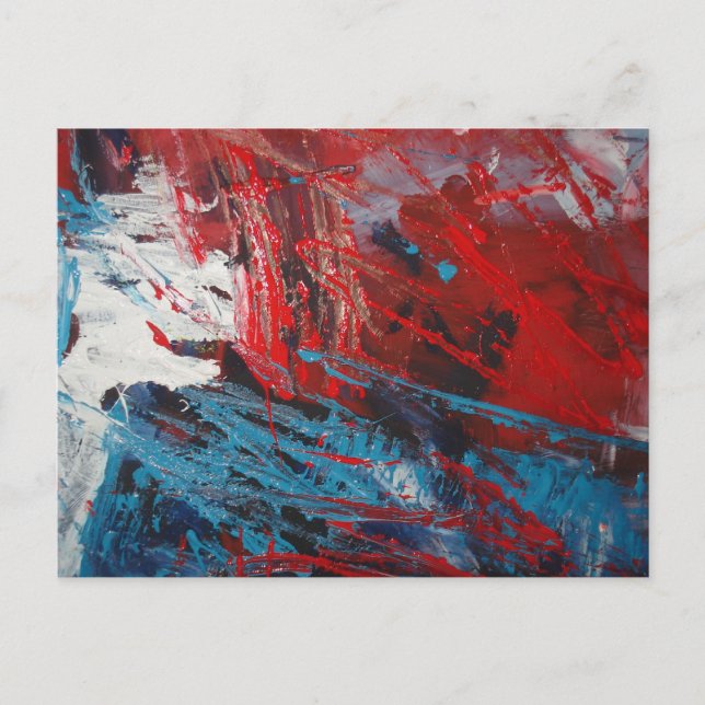 Carte Postale Décor Art Abstrait créatif (Devant)