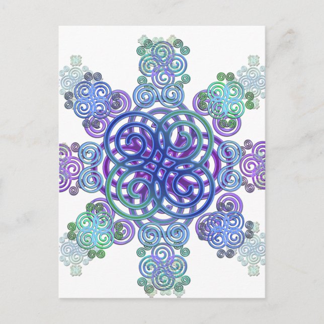 Carte Postale Décor celtique. (Devant)