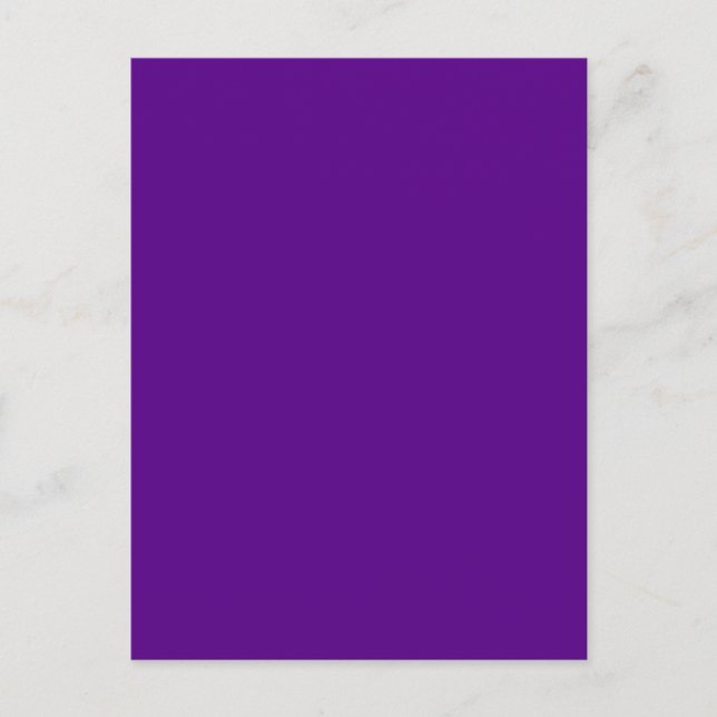 Carte Postale Décor couleur Accent violet (Devant)