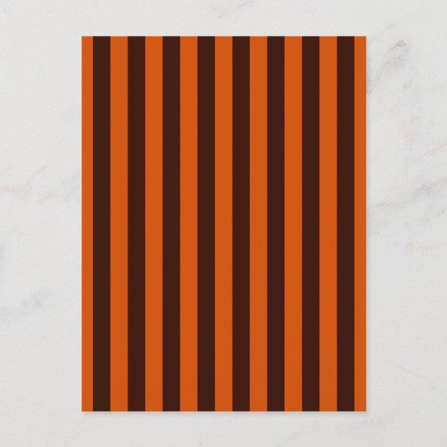 Carte Postale Décor De Style Rétro Brûlé Orange (Devant)
