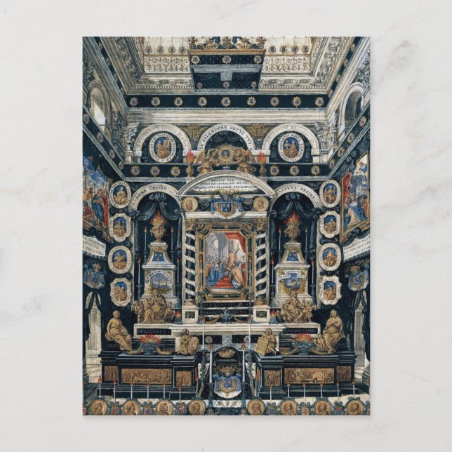 Carte Postale Décor funéraire à la mémoire d'Henri II (Devant)