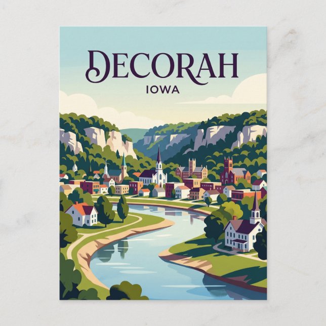 Carte Postale Decorah États-Unis (Devant)