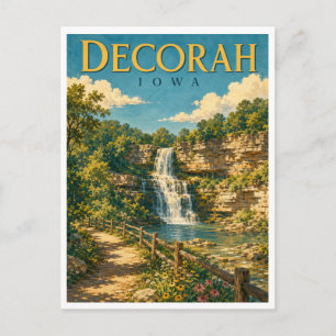 Carte Postale Decorah Iowa Dunning Springs GeoSaga