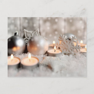 Carte Postale Décoration de Noël et de l'Avent