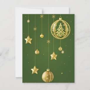 Carte Postale Décorations de fêtes de Noël