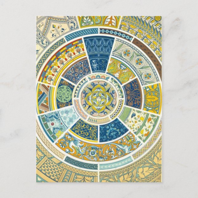 Carte postale Décorations de poterie Renaissance (Devant)