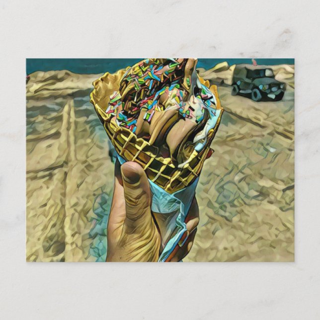 Carte Postale Décorations pour glace (Devant)