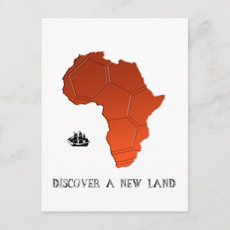 Carte Postale Découvrez de nouvelles terres par soccer