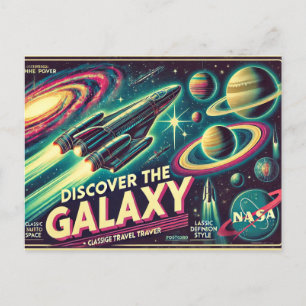 Carte Postale "Découvrez la Galaxie"