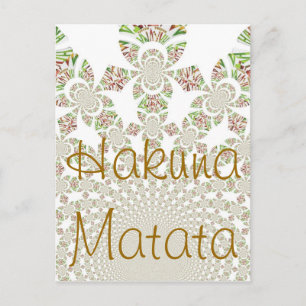 Carte Postale Découvrez la Magie de Hakuna Matata Personnalisé