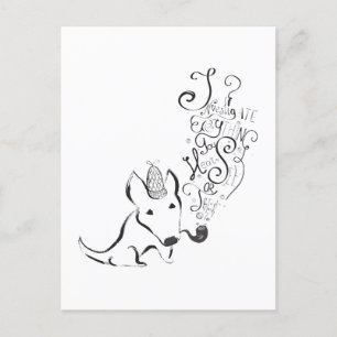 Carte Postale Découvrez tout English Bull Terrier art