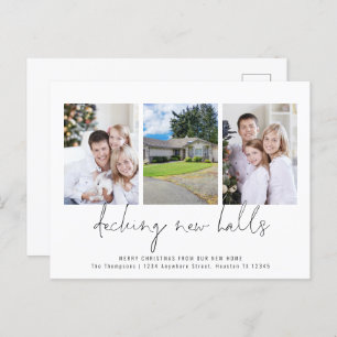 Carte Postale Découvrir Nouvelles Halls 3 Photos Déménager Noël