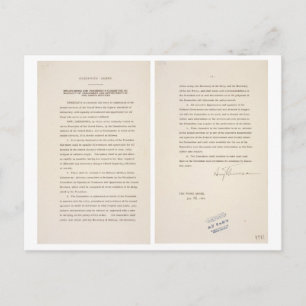 Carte Postale Décret exécutif 9981 Déégrégation des forces armée