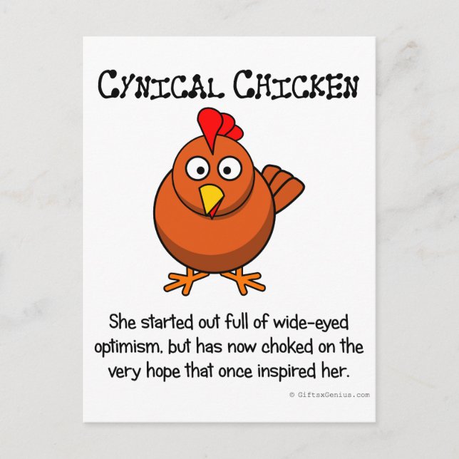 Carte Postale Déçu et étouffé par l'espoir (Devant)