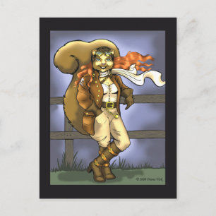 Carte postale d'écureuil volant