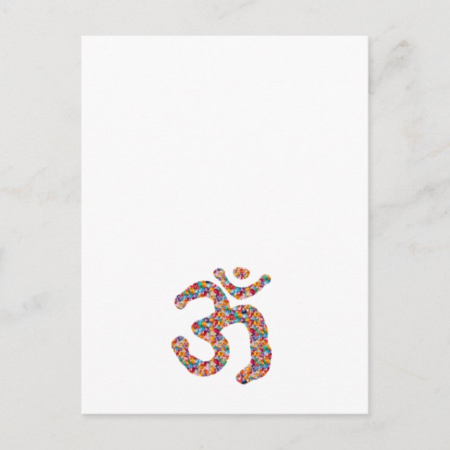 Carte Postale Dédication à OM MANTRA : AFFICHER les pierres préc (Devant)