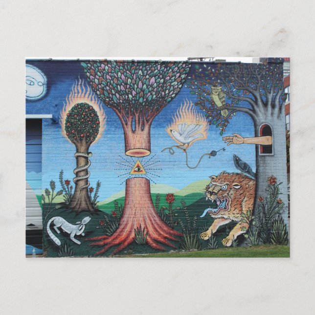 Carte Postale Deep Ellum Graffiti Artwork # 24 (Devant)