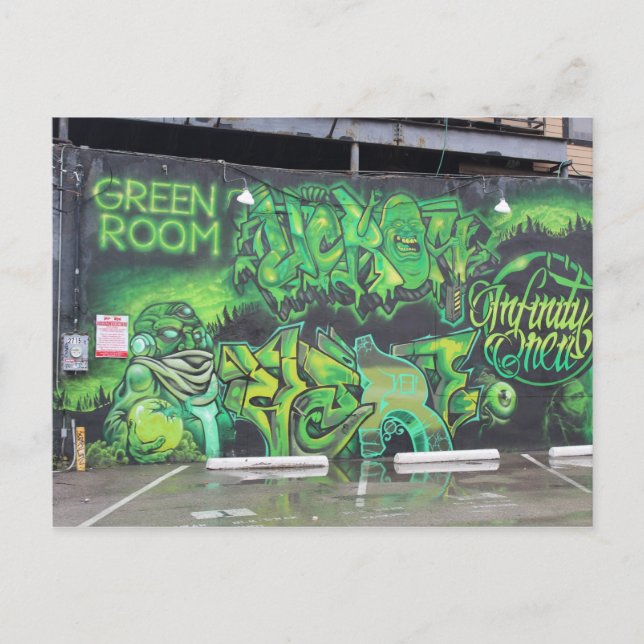Carte Postale Deep Ellum Graffiti Artwork # 54 (Devant)