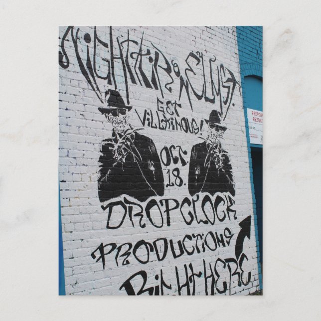 Carte Postale Deep Ellum Graffiti Artwork # 74 (Devant)
