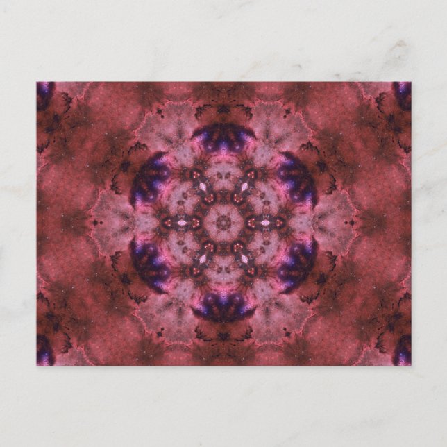 Carte Postale Deep Space Harmonics Mandala (Devant)