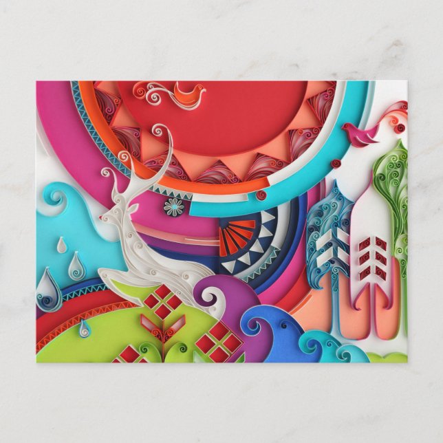 Carte postale Deer (Devant)