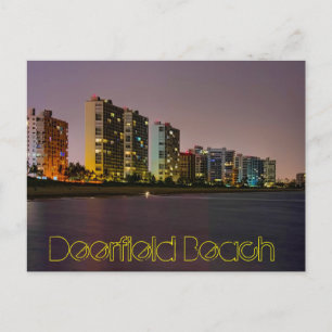 Carte Postale Deerfield Beach, Floride, États-Unis