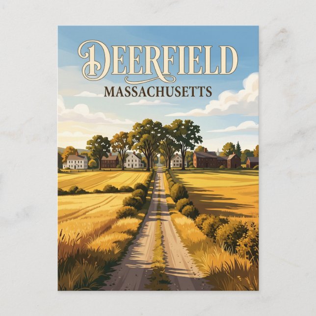 Carte Postale Deerfield États-Unis (Devant)