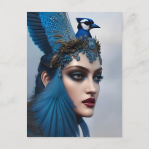 Carte Postale Déesse Bluejay