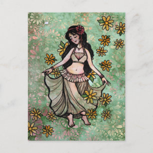 Carte Postale Déesse Danseuse du Ventre                         
