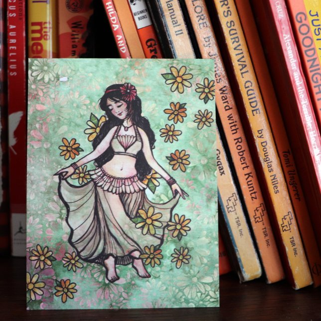 Carte Postale Déesse Danseuse du Ventre                          (Créateur téléchargé)