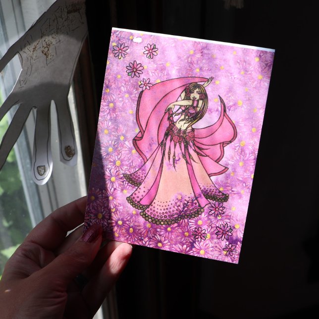 Carte Postale Déesse Danseuse du Ventre                          (Créateur téléchargé)