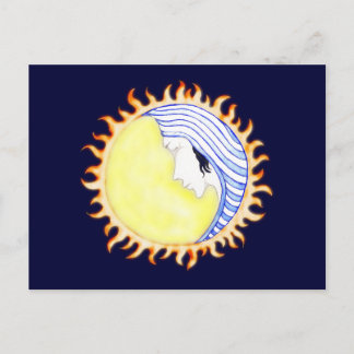 Carte Postale Déesse de la lune