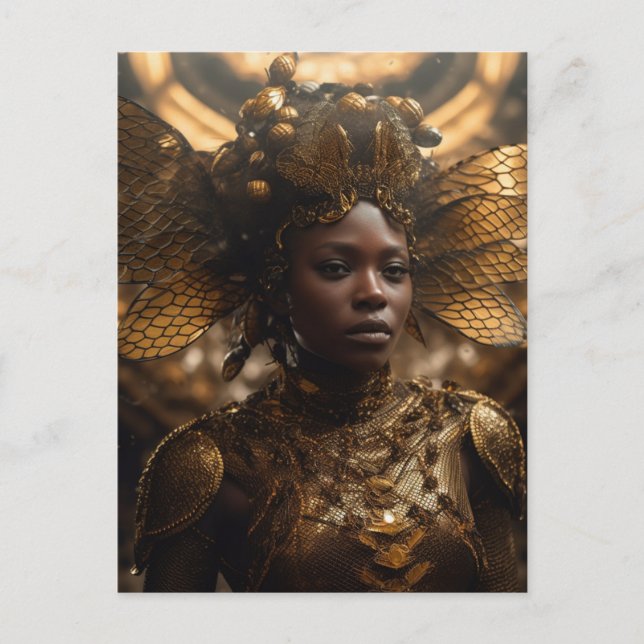 Carte Postale Déesse des Insectes (Devant)