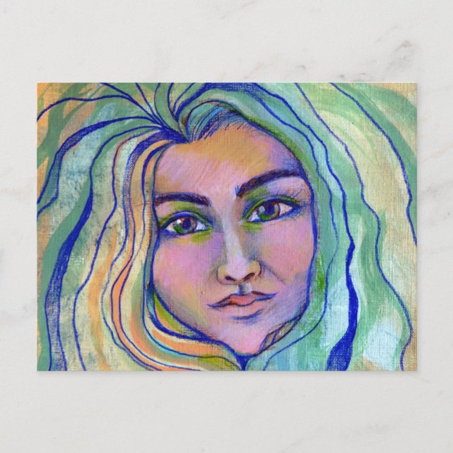 Carte Postale Déesse des mers (Devant)