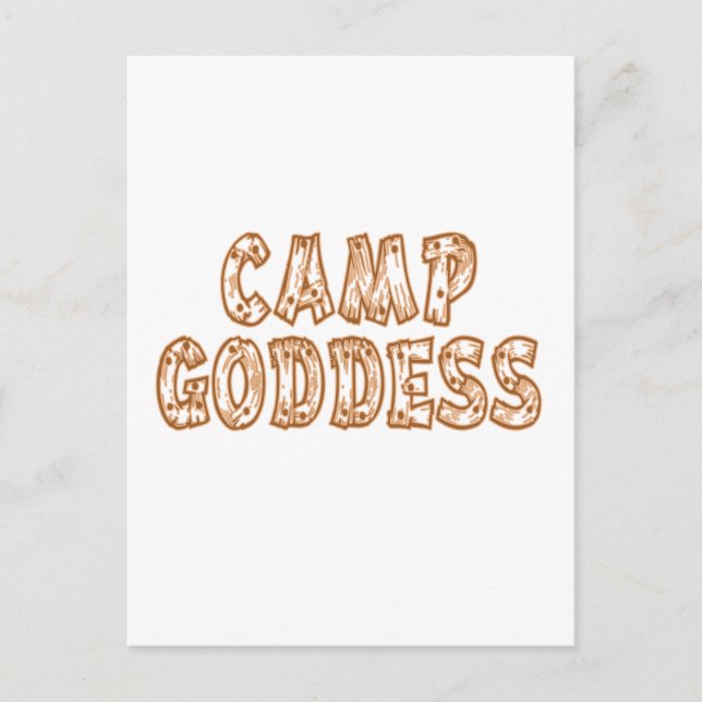Carte Postale Déesse du camp (Devant)