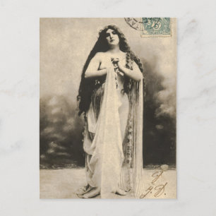 Carte postale Déesse Ethérée vintage