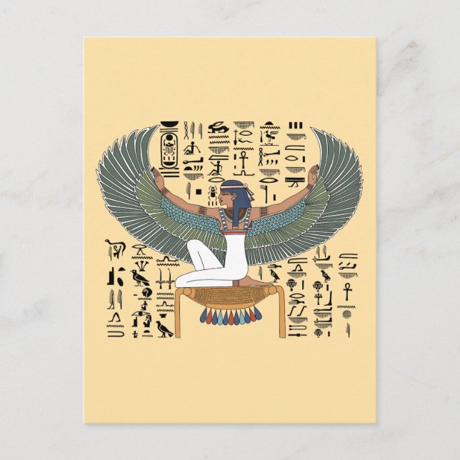 Carte Postale   Déesse Isis - Histoire de l'Égypte antique  (Devant)