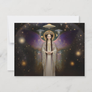 Carte Postale Déesse Stellaire Anunnaki Ishtar Art à Haute Fréqu