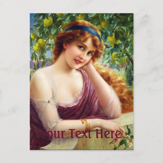 Carte Postale Déesse tombée de l'été (Devant)