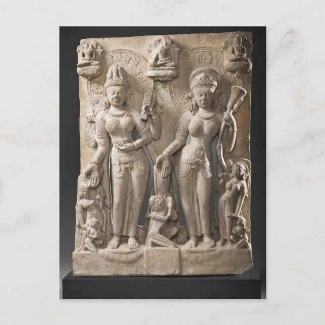 Carte Postale Déesses bouddhistes Tara et Chunda (Devant)