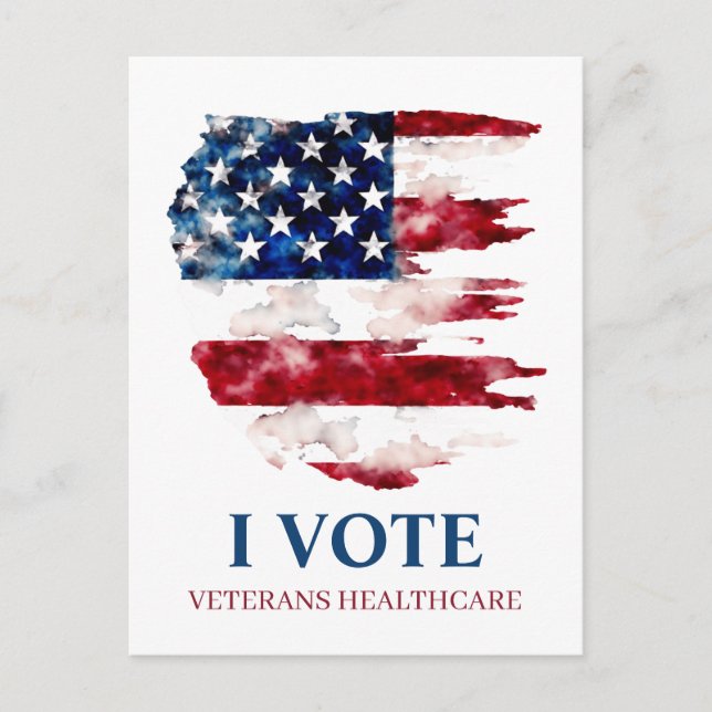 Carte Postale Défendre les avantages des vétérans Politique (Devant)